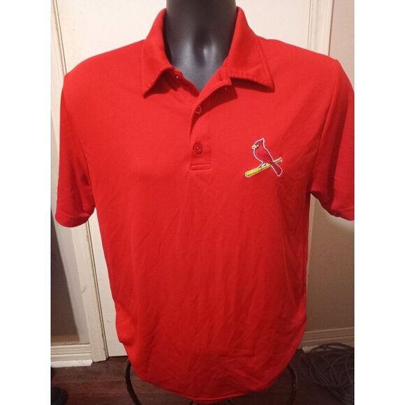 Genuine Merchandise TX3 Cool St. Louis Cardinals MLB Men’s Medium M Polo Shirt - Picture 1 of 10